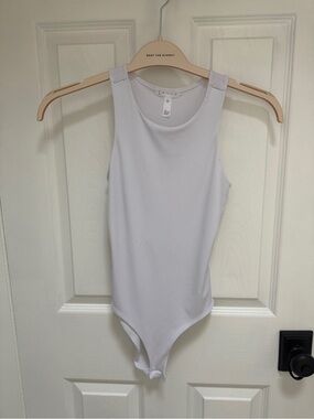 Leith White One-Piece Bodysuit